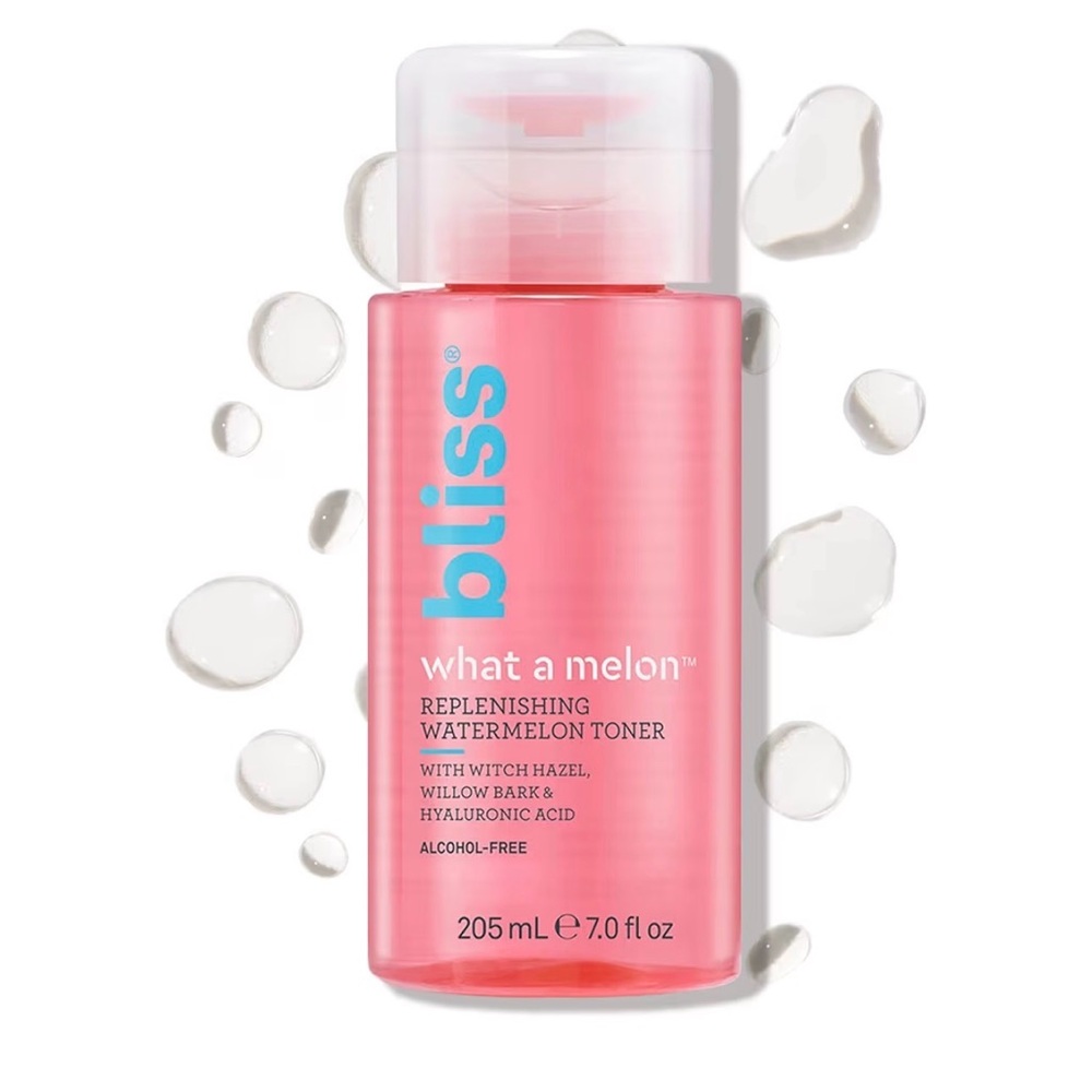 Bliss What a Melon Replenishing Toner 7oz Watermelon Witch Hazel Alcohol-Free